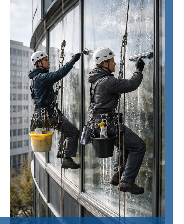 Мойка панорамных окон в Орске от 362 р. заказать у ВЫСОТНИК-Рск