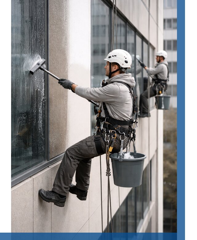 Мойка фасадов зданий в Орске под ключ от 362 р. | ВЫСОТНИК-Рск