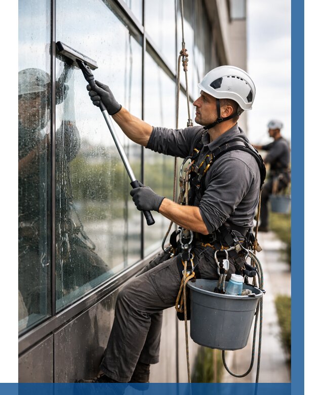 Мойка стеклянных фасадов в Орске от 207 р. | ВЫСОТНИК-Рск