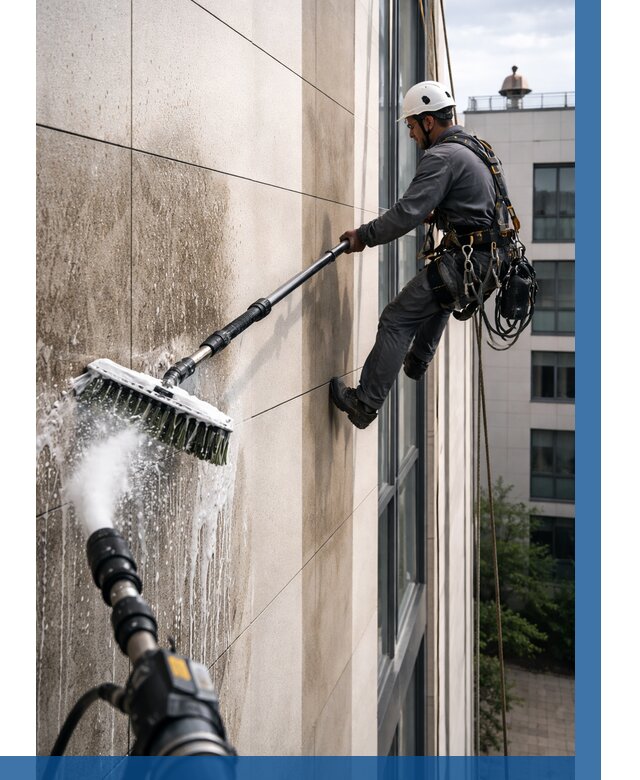 Мойка фасада из керамогранита в Орске от 310 р. | ВЫСОТНИК-Рск