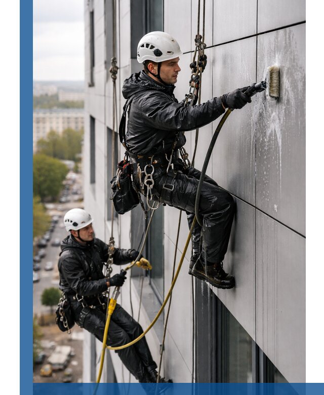 Профессиональная мойка фасада из композита в Орске