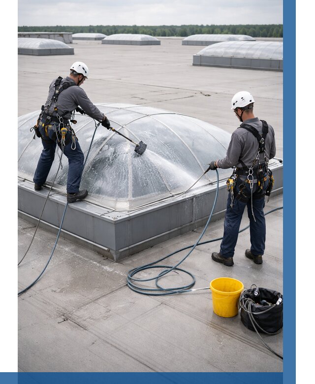 Мойка зенитных фонарей в Орске, заказать от 4653 р. | ВЫСОТНИК-Рск