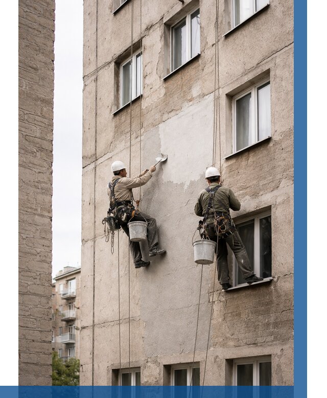 Косметический ремонт фасада в Орске от 1137 р. | ВЫСОТНИК-Рск