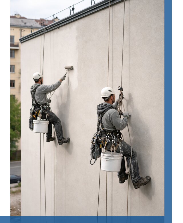 Покраска оштукатуренного фасада в Орске от 331 р. | ВЫСОТНИК-Рск