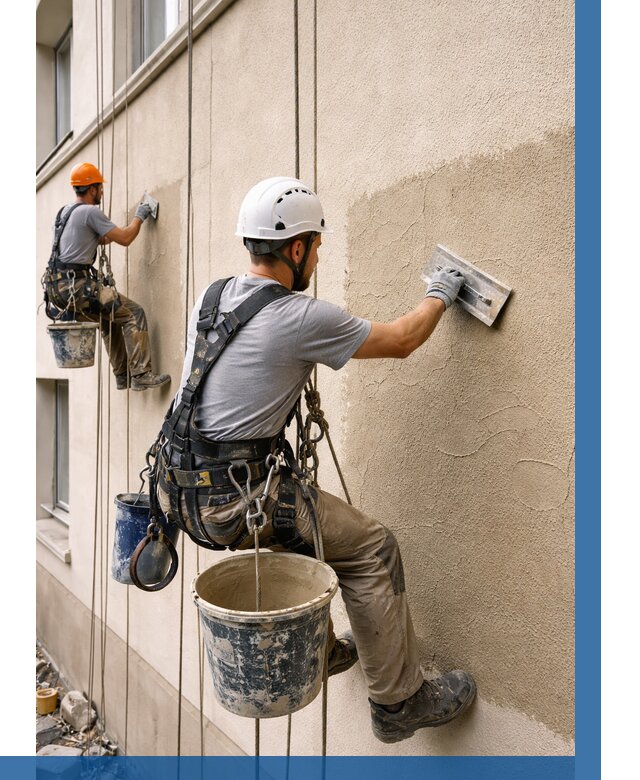 Декоративная штукатурка фасада в Орске от 1241 р. | ВЫСОТНИК-Рск