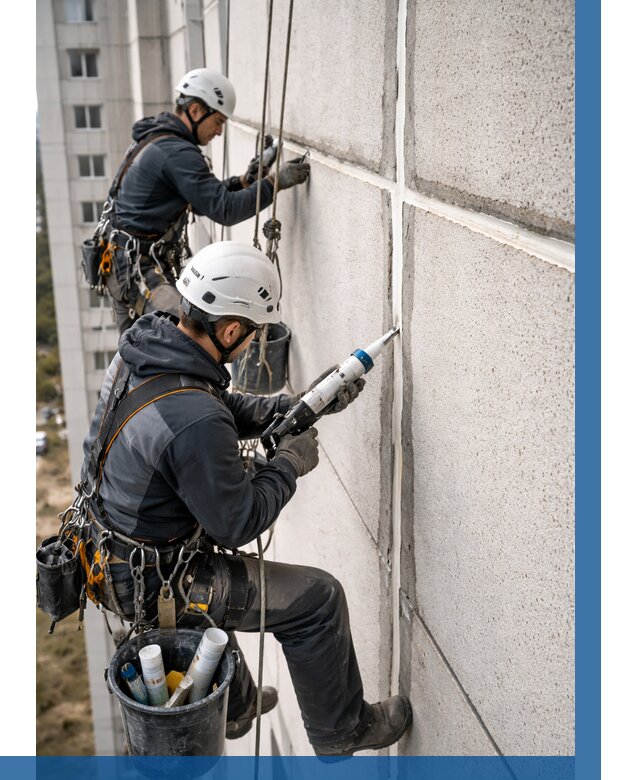 Герметизация межпанельных швов в Орске от 724 р. | ВЫСОТНИК-Рск