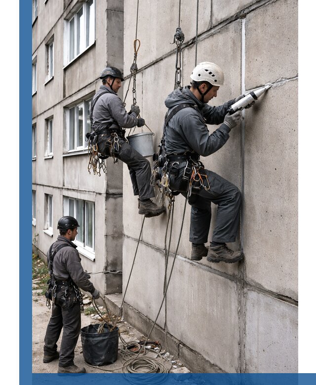 Герметизация межпанельных швов в Орске с гарантией герметичности