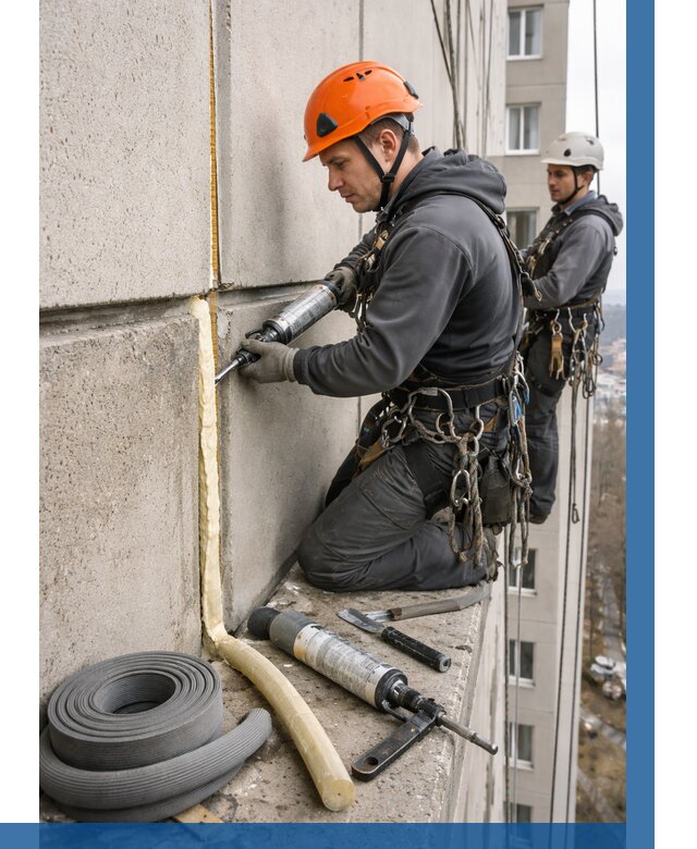 Теплый шов межпанельные швы в Орске от 724 р. | ВЫСОТНИК-Рск