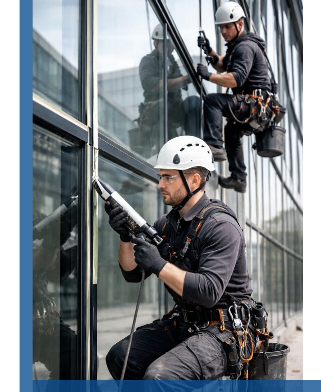 Герметизация витражных швов в Орске для зданий и фасадов