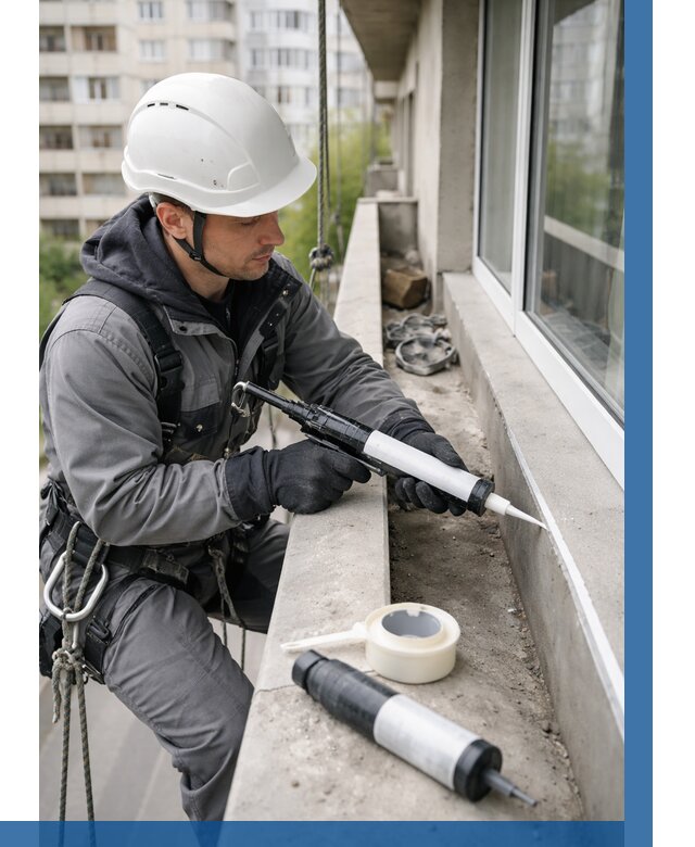 Герметизация швов лоджии в Орске от 4653 р. | ВЫСОТНИК-Рск