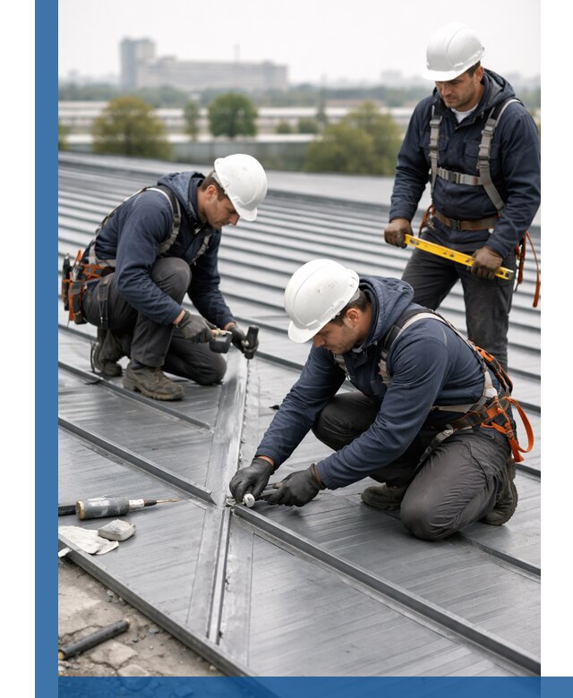 Ремонт фальцевой кровли в Орске срочно и качественно