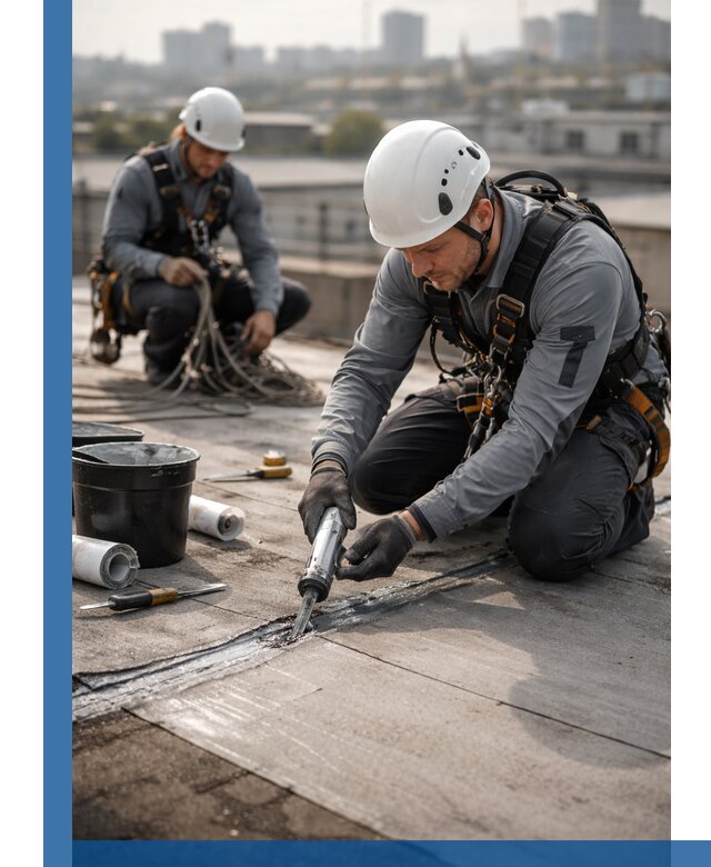 Аварийное и капитальное устранение протечек кровли в Орске