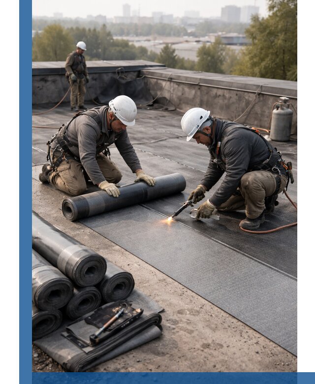 Монтаж мягкой кровли в Орске профессионально и надежно