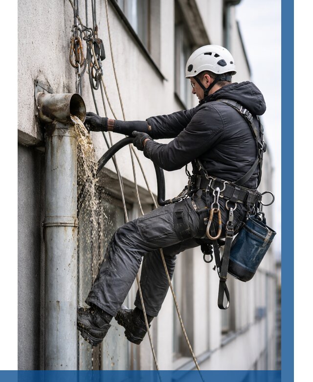 Прочистка водосточных труб в Орске от 3619 р. | ВЫСОТНИК-Рск