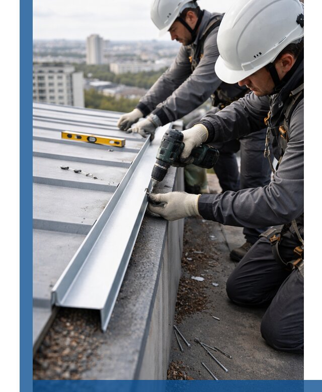 Монтаж капельника на кровле в Орске с гарантией качества