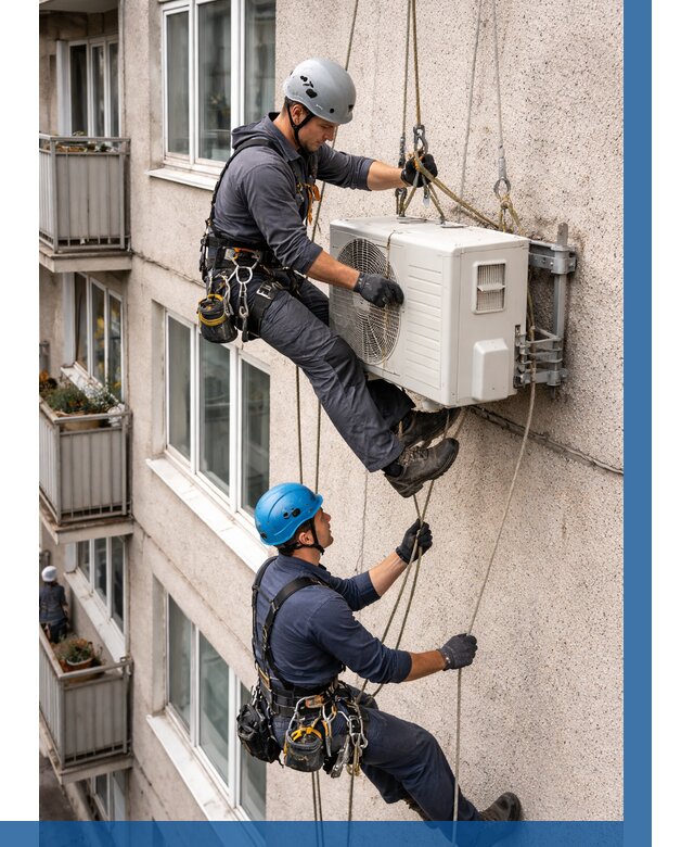 Перенос внешнего блока кондиционера в Орске от 9306 р.| ВЫСОТНИК-Рск