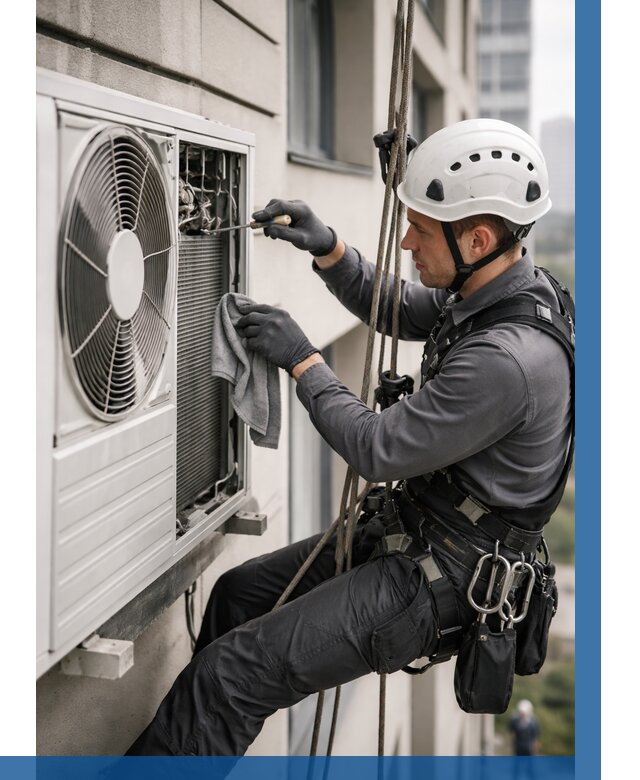 Обслуживание внешнего блока кондиционера в Орске от 2792 р.ВЫСОТНИК-Рск