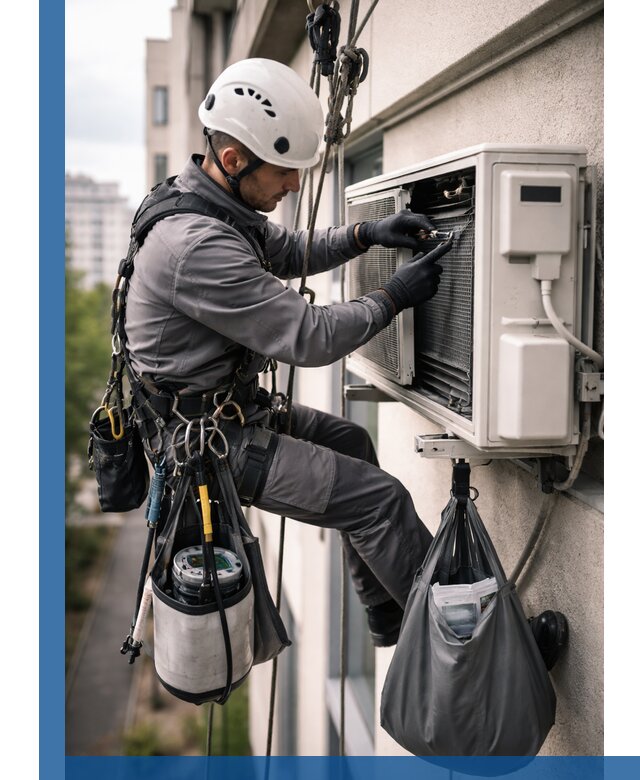 Обслуживание внешнего блока кондиционера в Орске профессионально