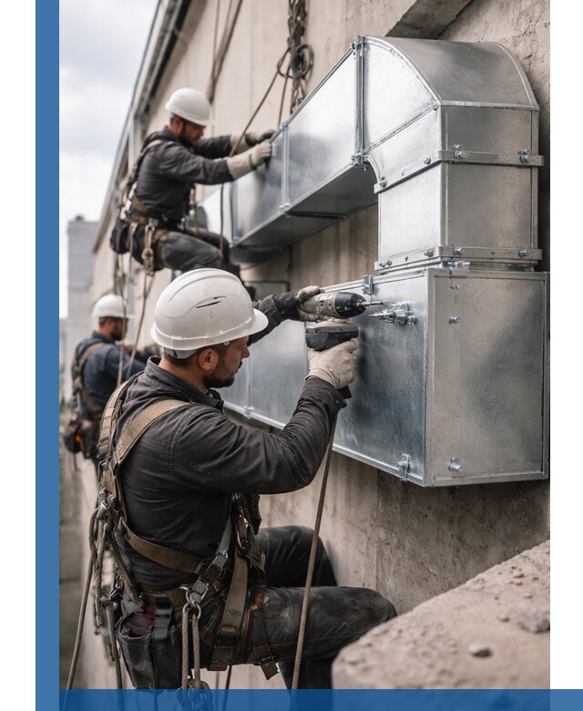 Профессиональный монтаж вентиляционных коробов в Орске под ключ