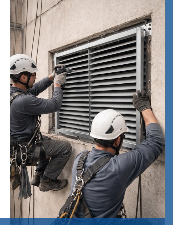 Монтаж вентиляционных решеток в Орске от 4653 р. | ВЫСОТНИК-Рск