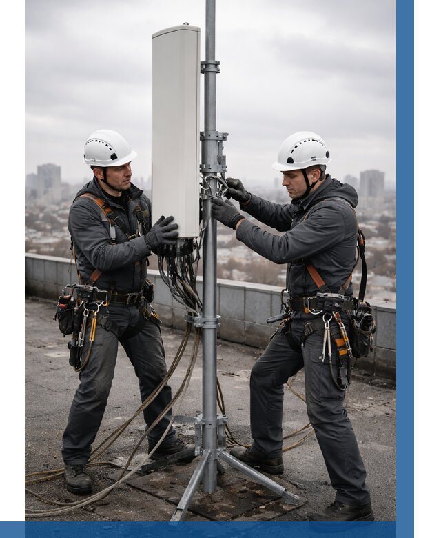 Монтаж антенн связи на крыше в Орске от 8789 р. | ВЫСОТНИК-Рск