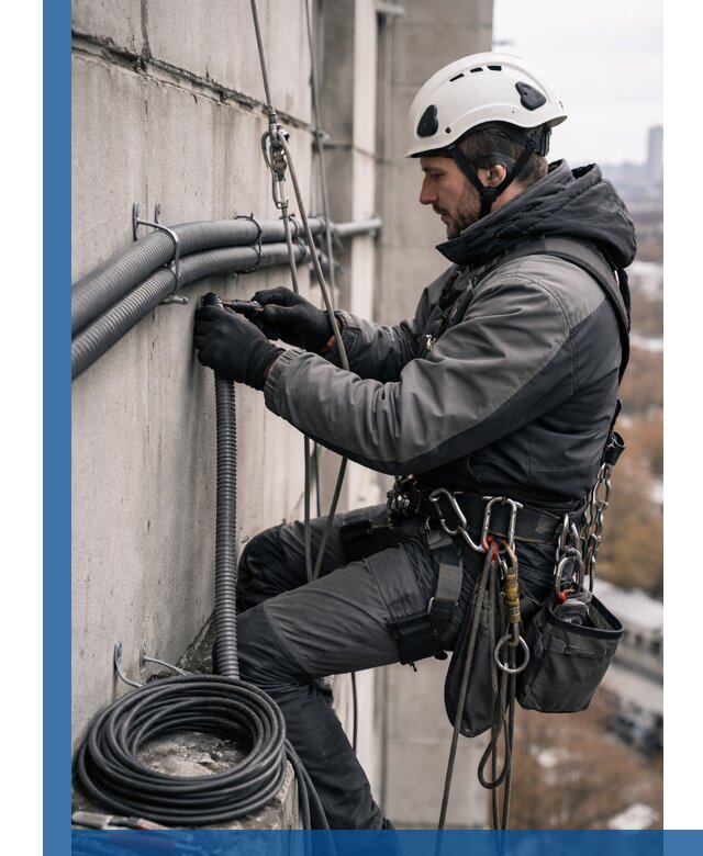 Профессиональный монтаж гофры для кабеля в Орске с гарантией