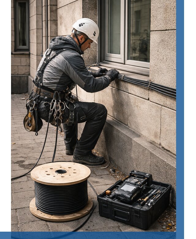 Прокладка оптоволоконного кабеля в Орске от 827 р. | ВЫСОТНИК-Рск