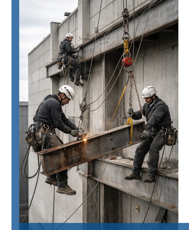 Демонтаж металлоконструкций на высоте в Орске под ключ