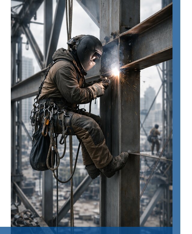 Высотные сварочные работы в Орске от 3619 р. | ВЫСОТНИК-Рск