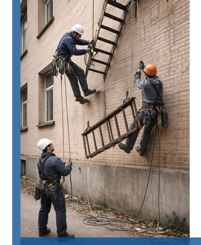 Демонтаж пожарной лестницы в Орске быстро и безопасно