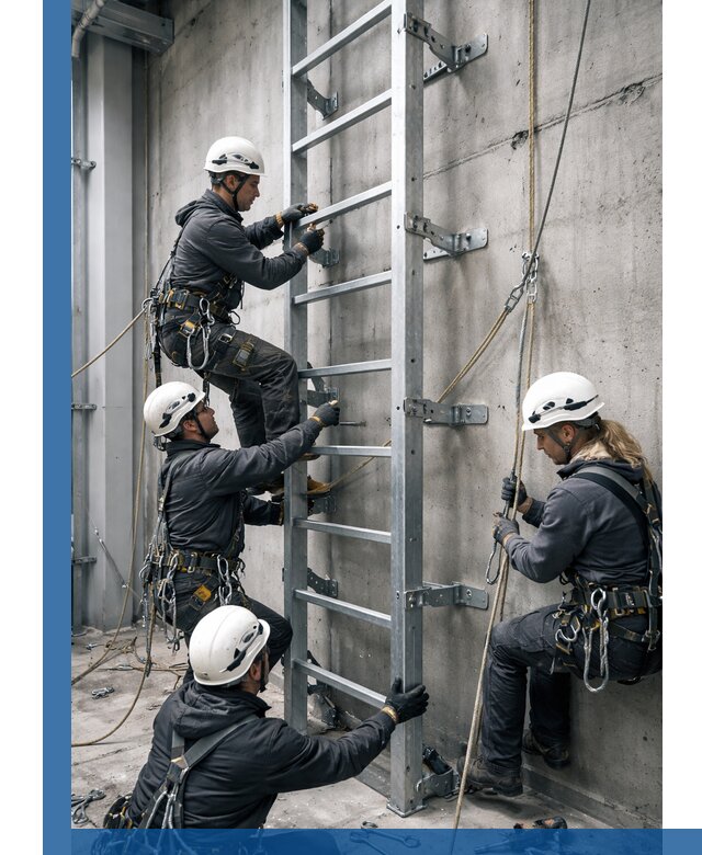 Монтаж металлических лестниц в Орске под ключ со гарантией