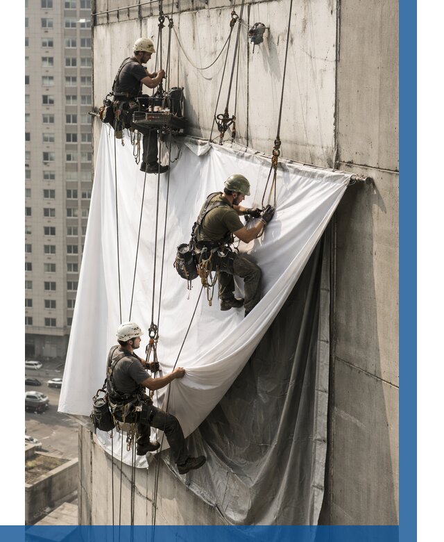 Замена баннерного полотна в Орске от 6721 р. | ВЫСОТНИК-Рск—заказать
