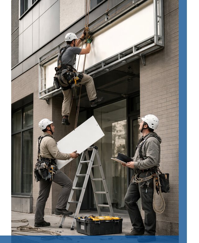 Монтаж светового короба в Орске от 6721 р. | ВЫСОТНИК-Рск