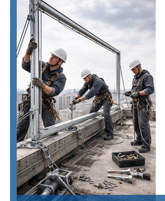 Монтаж крышных рекламных конструкций под ключ в Орске