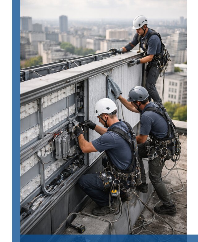 Профессиональное обслуживание крышной рекламы в Орске под ключ