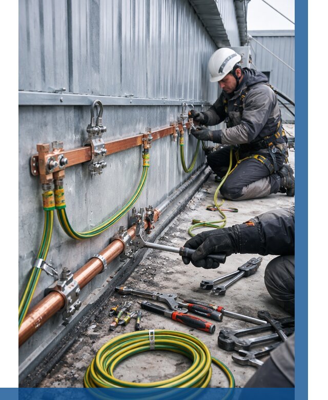 Монтаж заземления здания в Орске от 25850 р. | ВЫСОТНИК-Рск