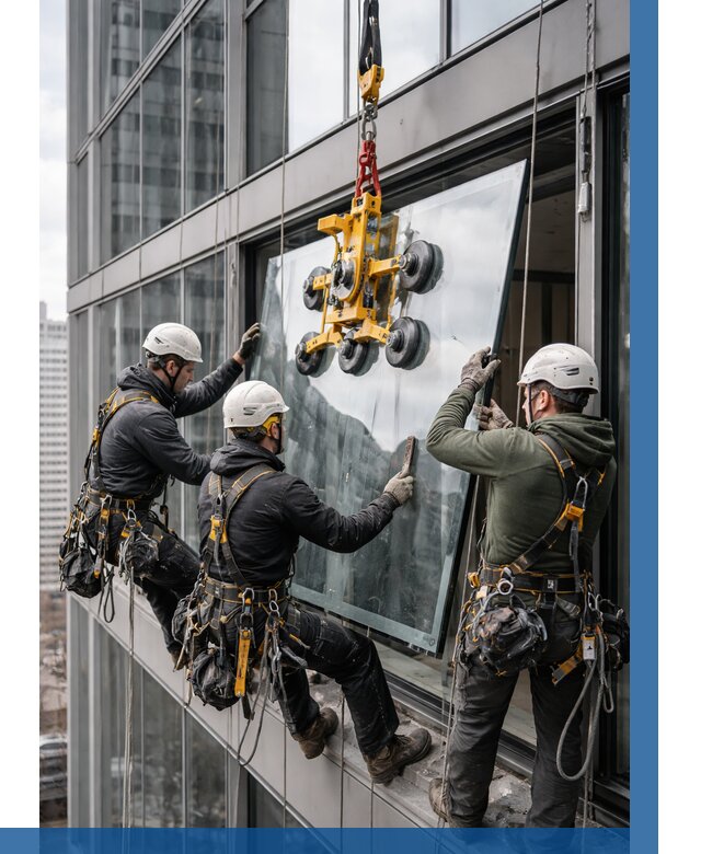 Фасадное остекление зданий под ключ в Орске от 10340 р. | ВЫСОТНИК-Рск