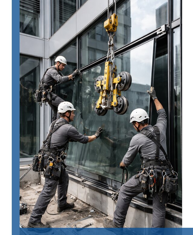 Структурное остекление фасадов в Орске монтаж и обслуживание