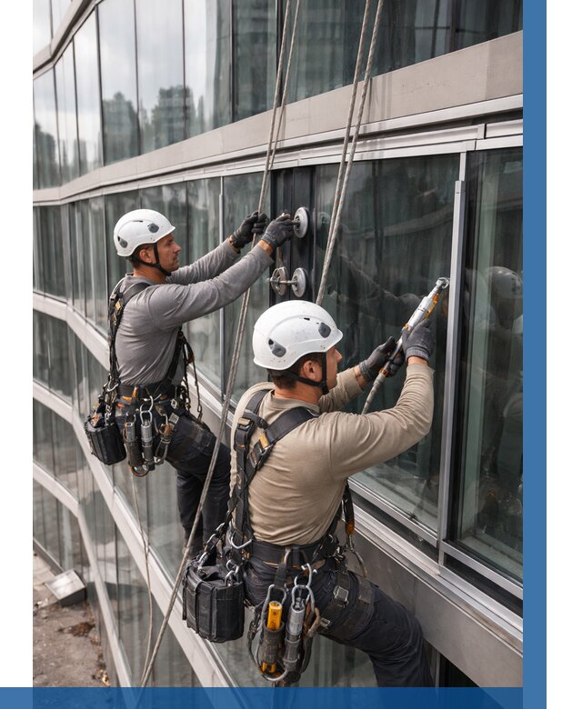 Радиусное остекление фасада в Орске от 12408 р. | ВЫСОТНИК-Рск