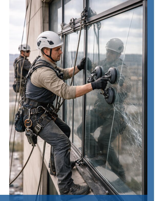 Замена стекла в витраже в Орске под ключ от 8789 р. | ВЫСОТНИК-Рск