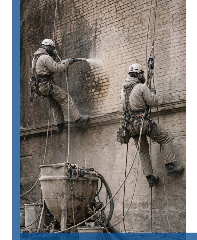 Пескоструйная очистка фасадов в Орске профессионально