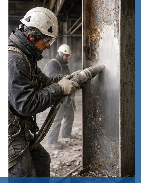 Удаление старой краски с металла в Орске от 465 р. | ВЫСОТНИК-Рск