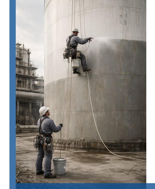 Покраска стальных резервуаров и емкостей в Орске профессионально