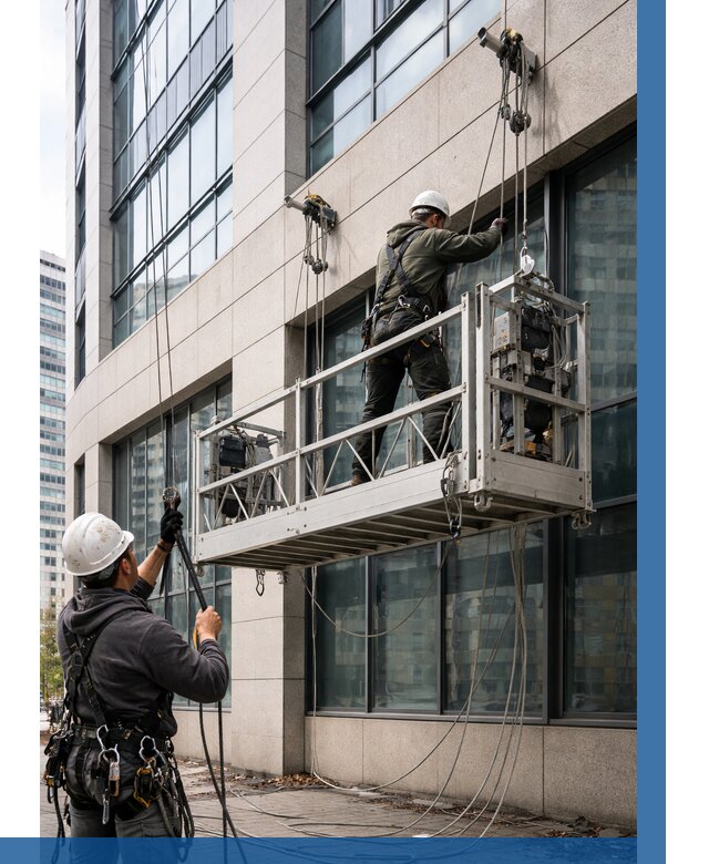 Монтаж и подъем фасадной люльки в Орске от 12408 р. | ВЫСОТНИК-Рск
