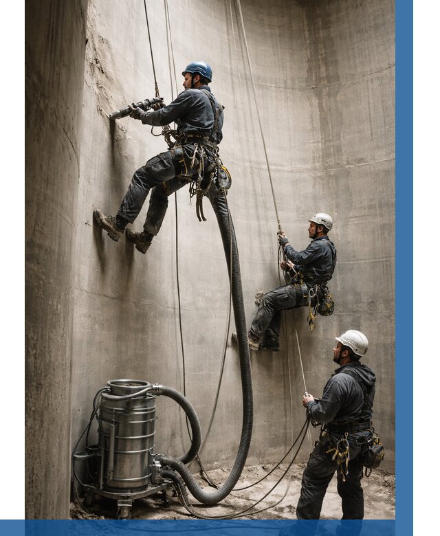 Зачистка силосов в Орске от 4653 р. Договор и смета ВЫСОТНИК-Рск