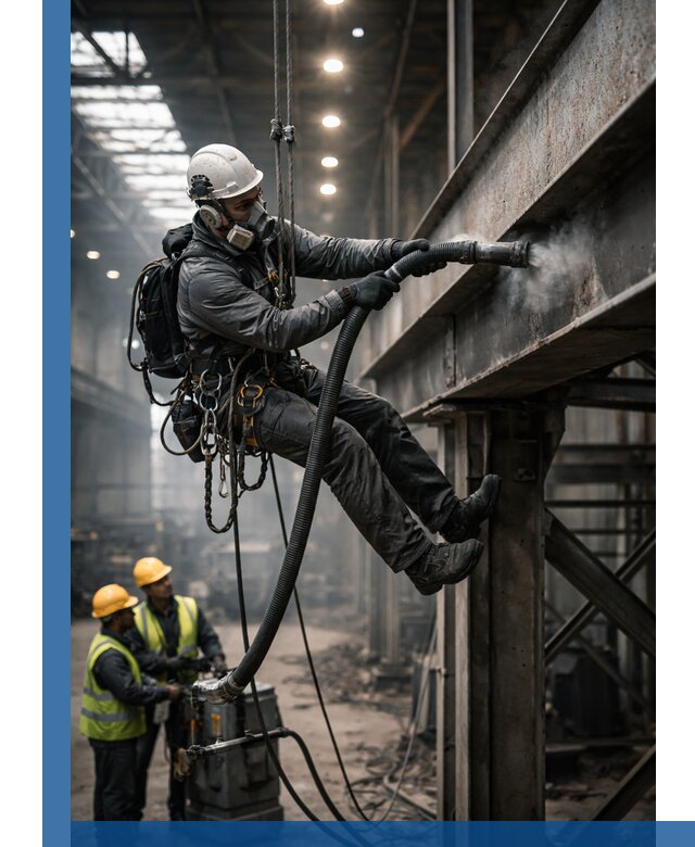 Обеспыливание конструкций в цехах промышленного производства в Орске