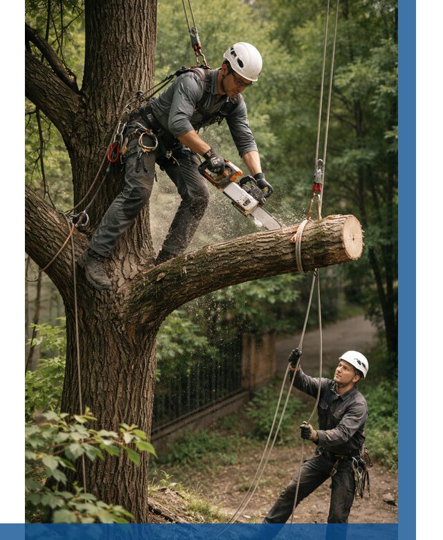 Спил деревьев альпинистами в Орске от 8272 р. | ВЫСОТНИК-Рск