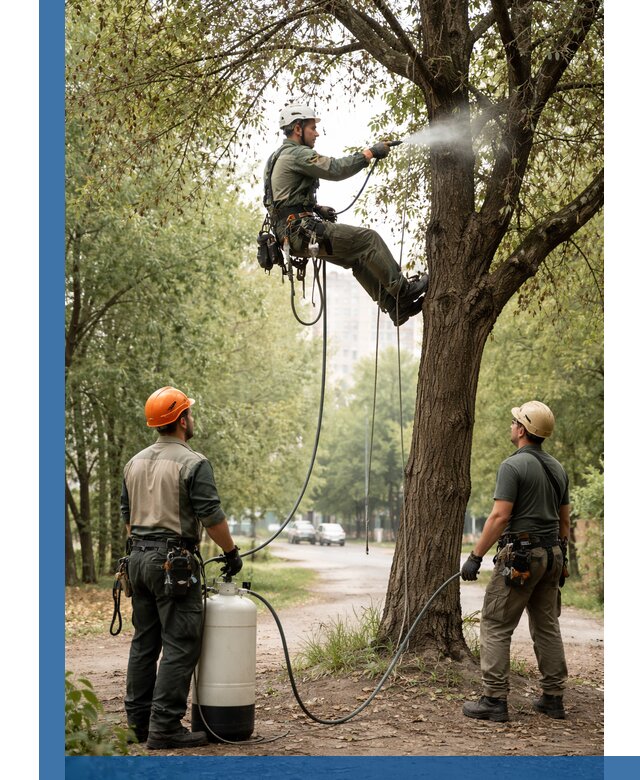 Обработка деревьев от вредителей в Орске профессиональная защита