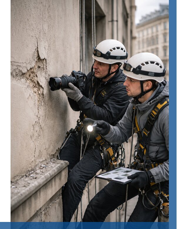 Фотофиксация дефектов фасада в Орске от 4653 р. | ВЫСОТНИК-Рск