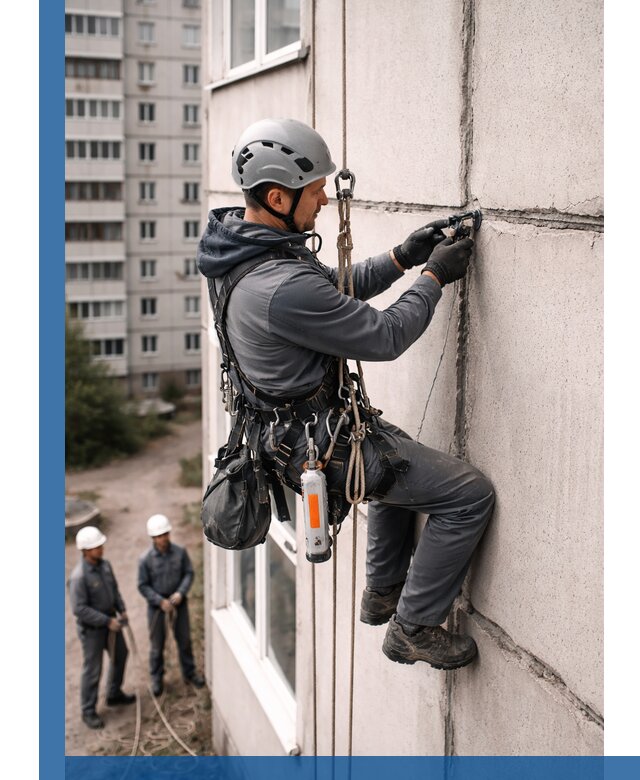 Обследование межпанельных швов и герметизация в Орске